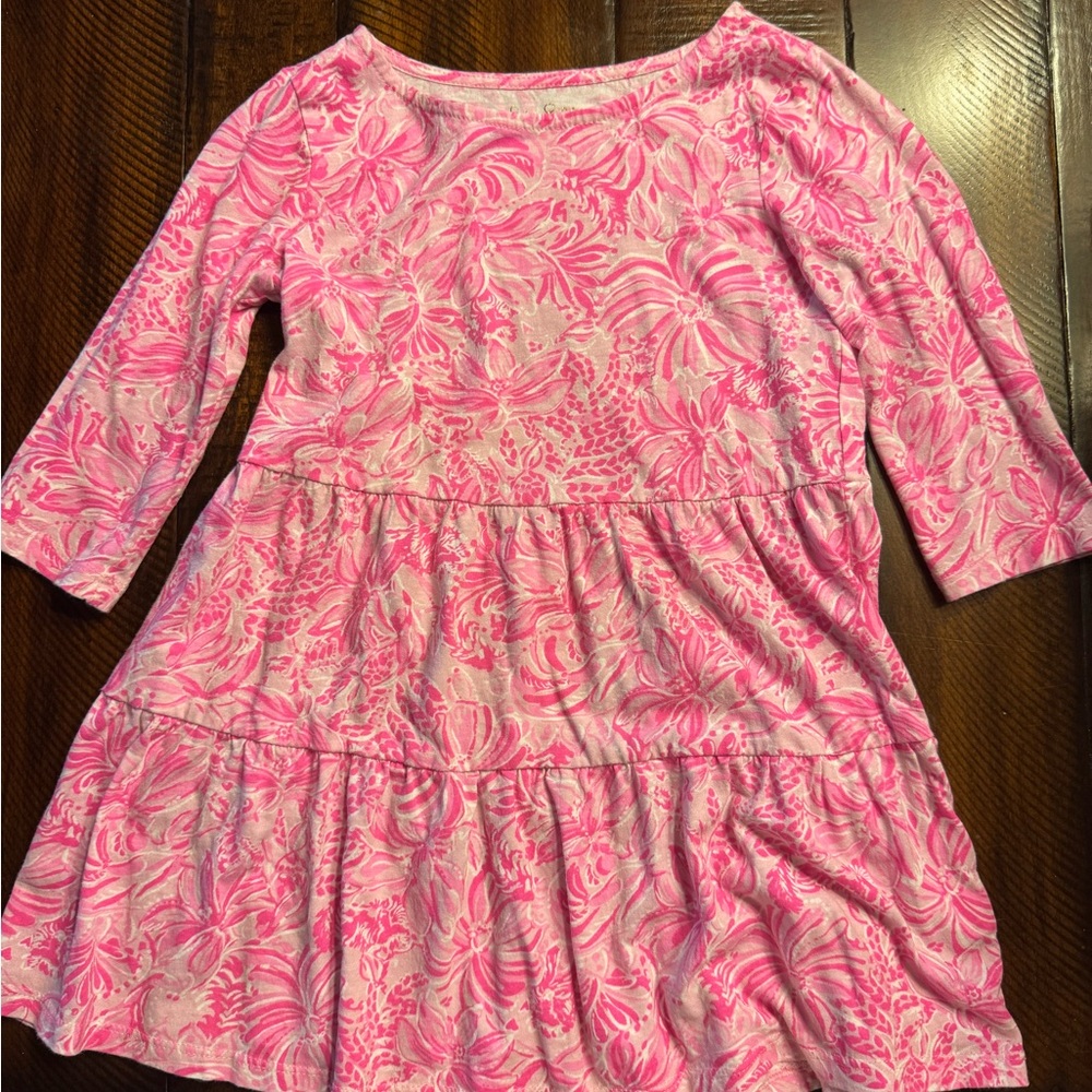 Lilly Pulitzer Pink Swirl Kids Dress